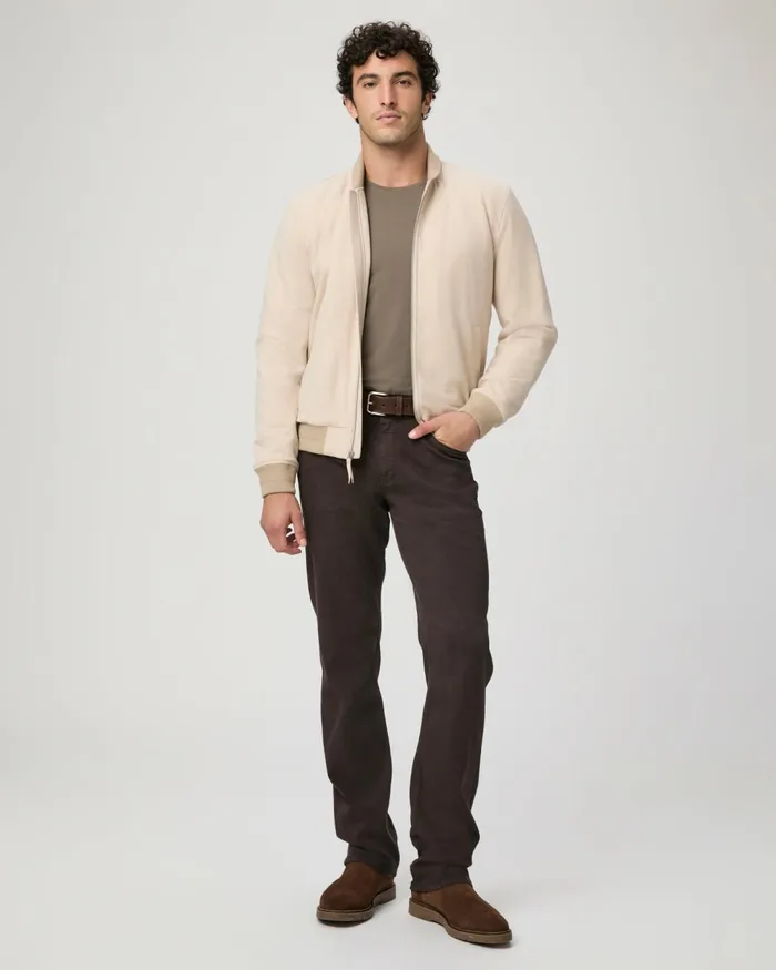 Transcend Normandie Straight Jean 8211 Deep Chocolate Men PAIGE Denim