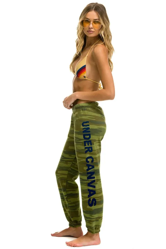 UNDER CANVAS SWEATPANTS 8211 CAMO Women Aviator Nation Sweatpants