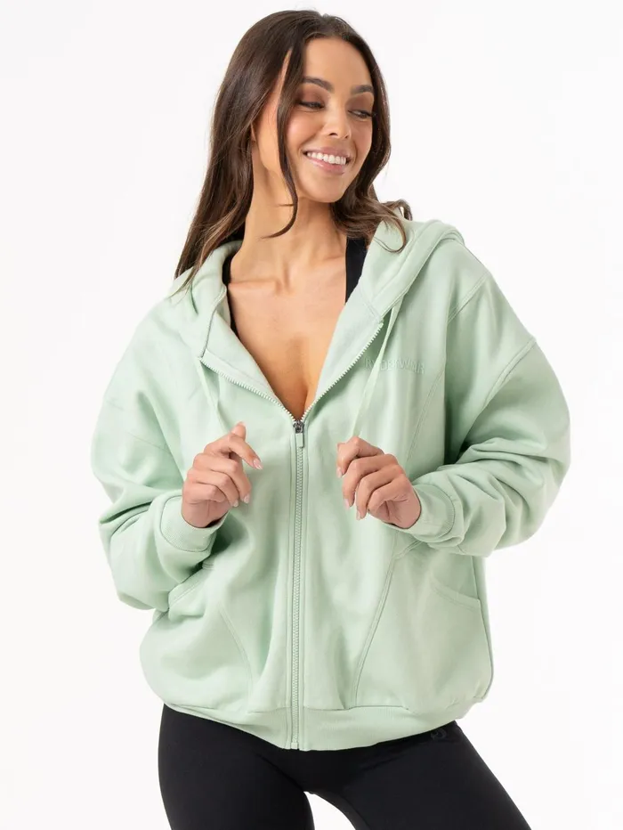 Unisex Track Jacket 8211 Cucumber WomenMen Ryderwear Jackets and Sweaters