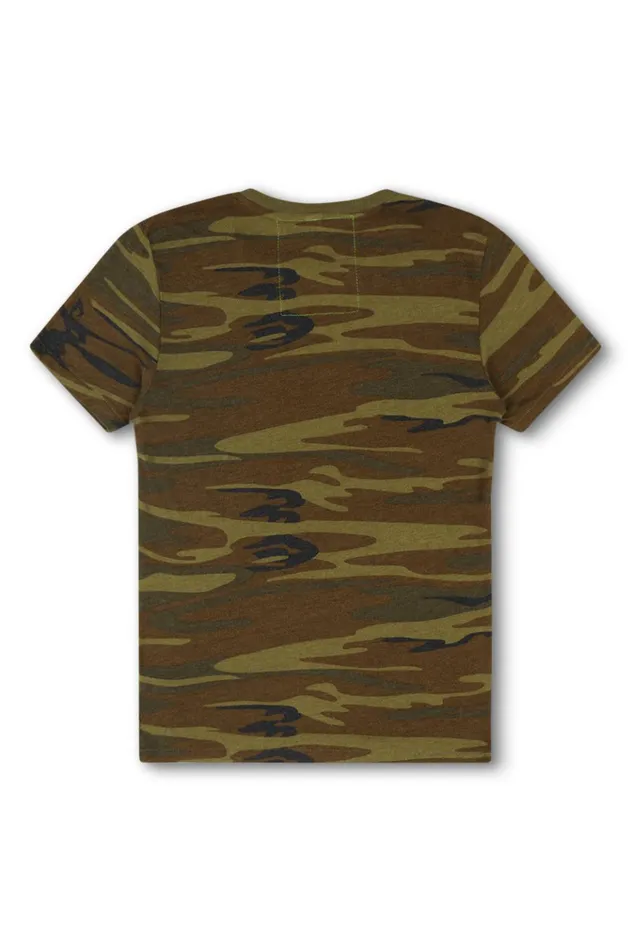 UNIVERSITY OF TEXAS CREW TEE SHIRT 8211 CAMO Men Aviator Nation Tees