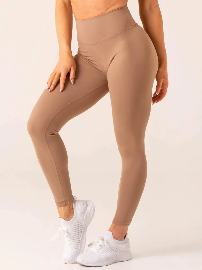 Unstoppable High Waisted Scrunch Leggings 8211 Mocha Women Ryderwear Leggings