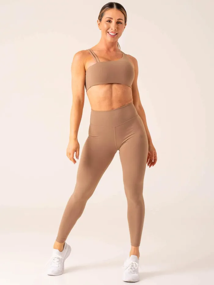 Unstoppable High Waisted Scrunch Leggings 8211 Mocha Women Ryderwear Leggings