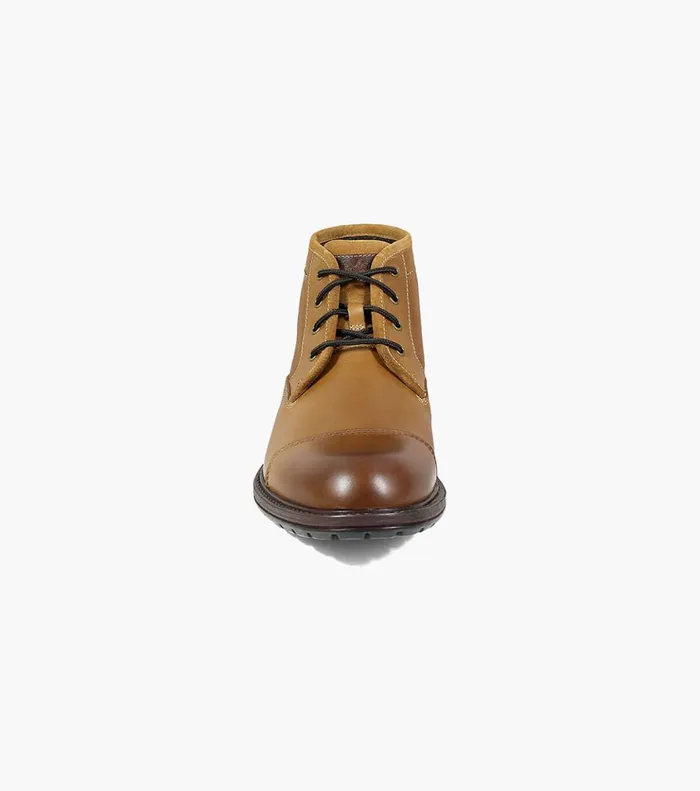 Vandall Cap Toe Lace Up Boot Tan Men Florsheim Casual Shoes