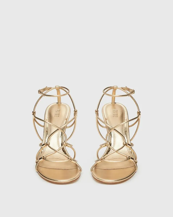 Varya Wedge 8211 Dark Gold Leather Women PAIGE Heels and Wedges Varya Wedge 8211 Dark Gold Leather Women PAIGE Heels and Wedges