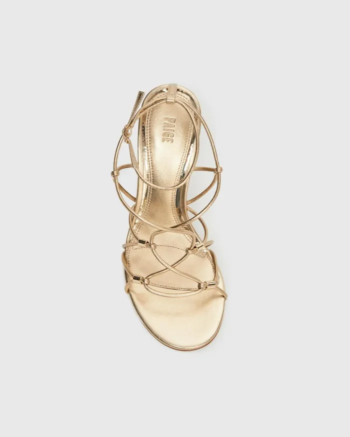 Varya Wedge 8211 Dark Gold Leather Women PAIGE Heels and Wedges Varya Wedge 8211 Dark Gold Leather Women PAIGE Heels and Wedges