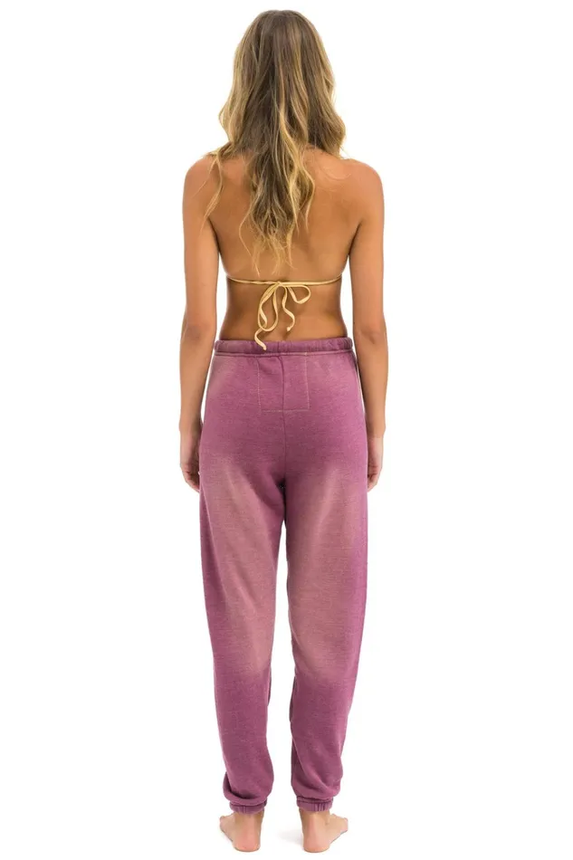 VENICE SURFER SWEATPANTS 8211 FADED BERRY Women Aviator Nation Sweatpants