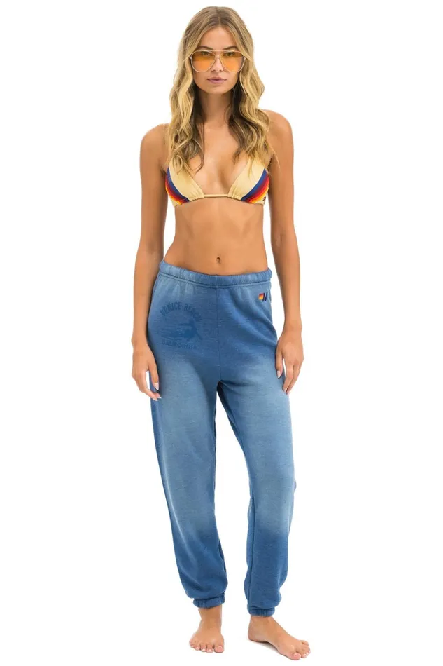 VENICE SURFER SWEATPANTS 8211 FADED WATER Women Aviator Nation Sweatpants