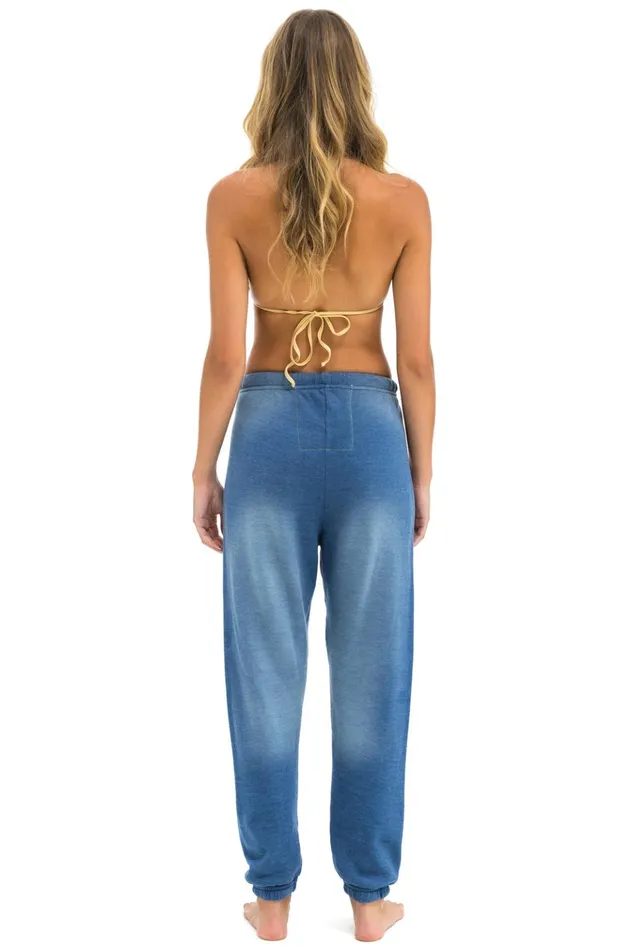 VENICE SURFER SWEATPANTS 8211 FADED WATER Women Aviator Nation Sweatpants