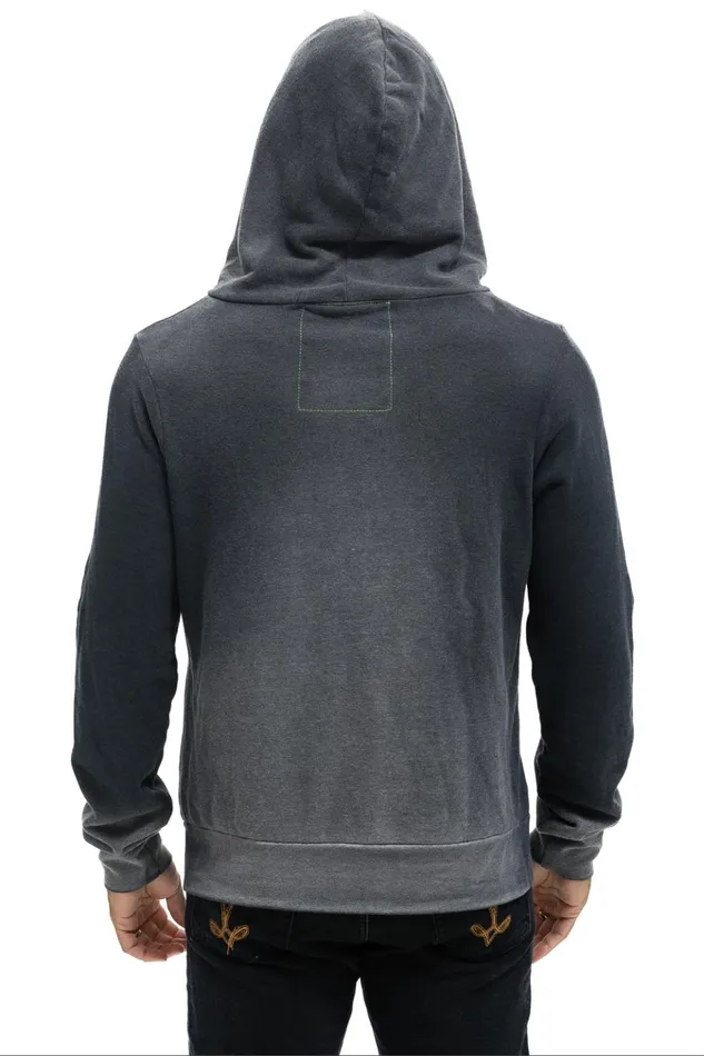 VENICE SURFER ZIP HOODIE 8211 FADED SMOKE Women Aviator Nation Hoodies