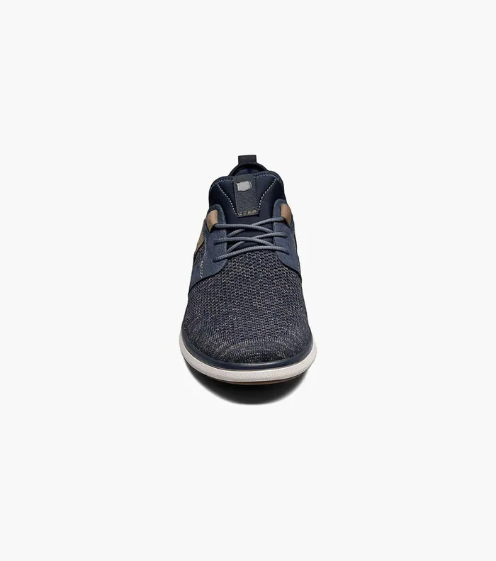 Venture Knit Plain Toe Lace Up Sneaker Navy Men Florsheim Casual Shoes