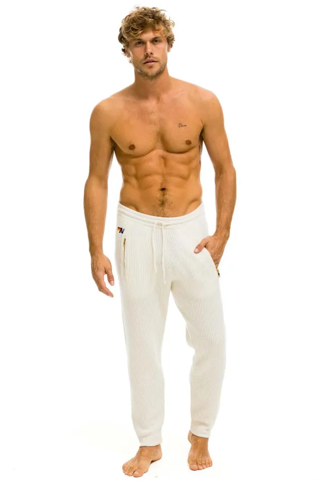 VINTAGE CABIN CASHMERE SWEATER PANT VINTAGE WHITE Men Aviator Nation Sweatpants