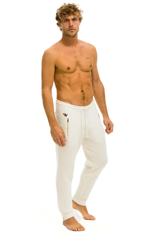 VINTAGE CABIN CASHMERE SWEATER PANT VINTAGE WHITE Men Aviator Nation Sweatpants