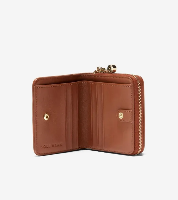 Wallets and Card Cases Women Cole Haan Essential Zip Wallet British Tan