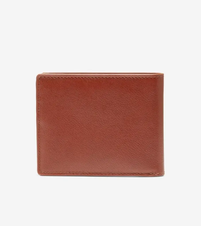 Wallets Men Cole Haan Boxshine Extra Capacity Wallet Cognac