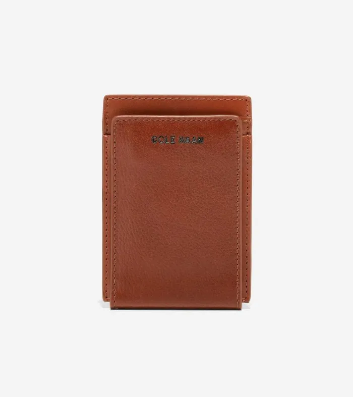 Wallets Men Cole Haan Boxshine Magnetic Wallet Cognac