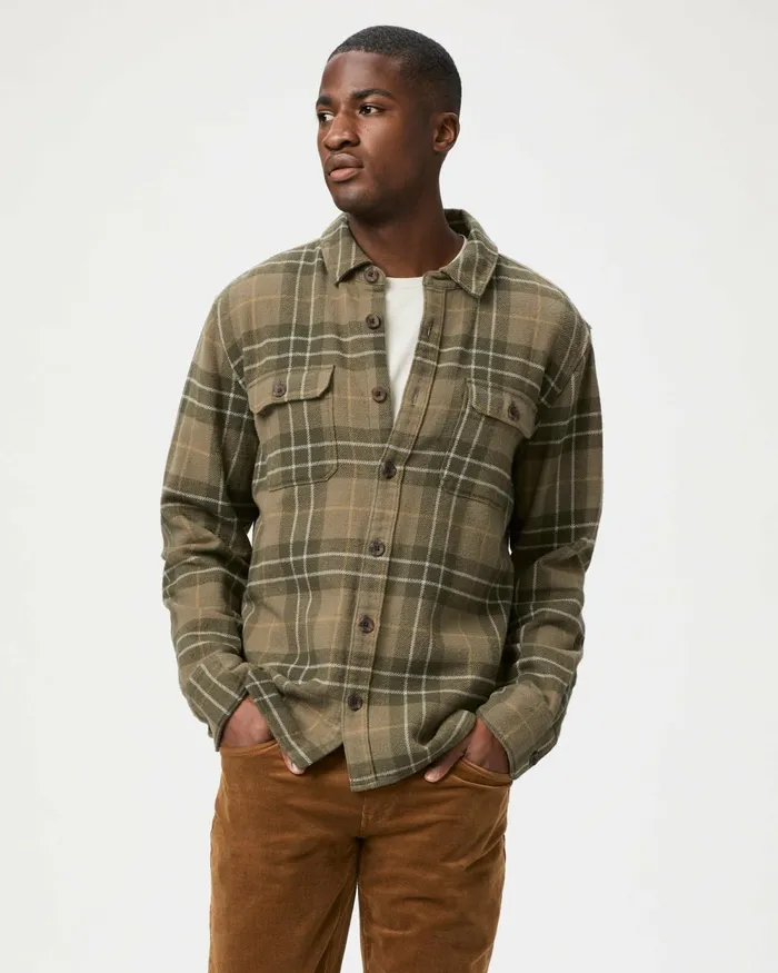 Wilbur Overshirt 8211 Dusty Pine Men PAIGE Shirts