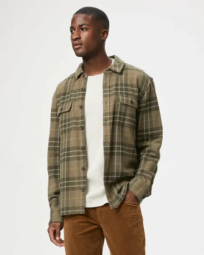 Wilbur Overshirt 8211 Dusty Pine Men PAIGE Shirts Wilbur Overshirt 8211 Dusty Pine Men PAIGE Shirts