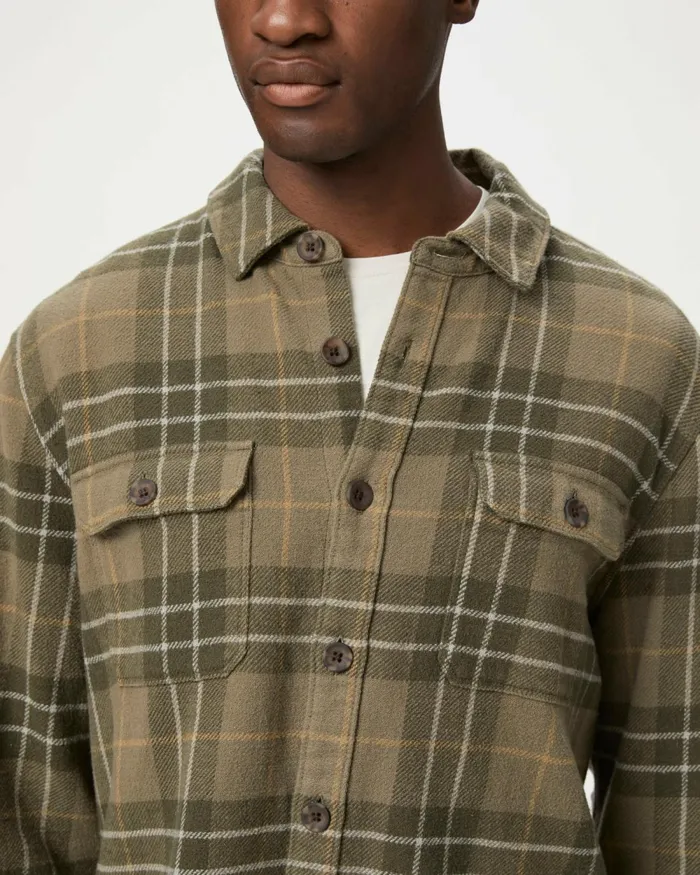 Wilbur Overshirt 8211 Dusty Pine Men PAIGE Shirts Wilbur Overshirt 8211 Dusty Pine Men PAIGE Shirts