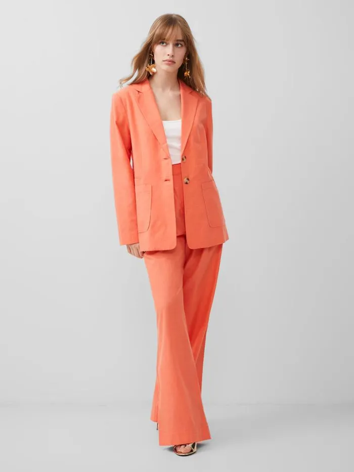 Woman French Connection Coats and Jackets Alania Blazer Coral