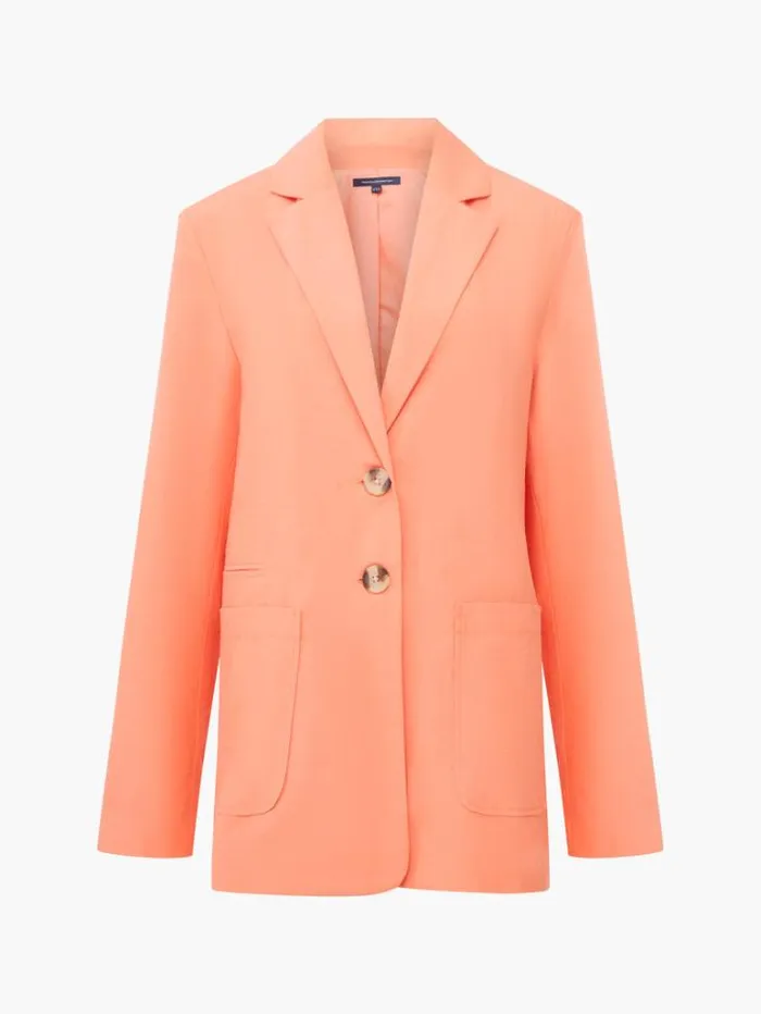 Woman French Connection Coats and Jackets Alania Blazer Coral