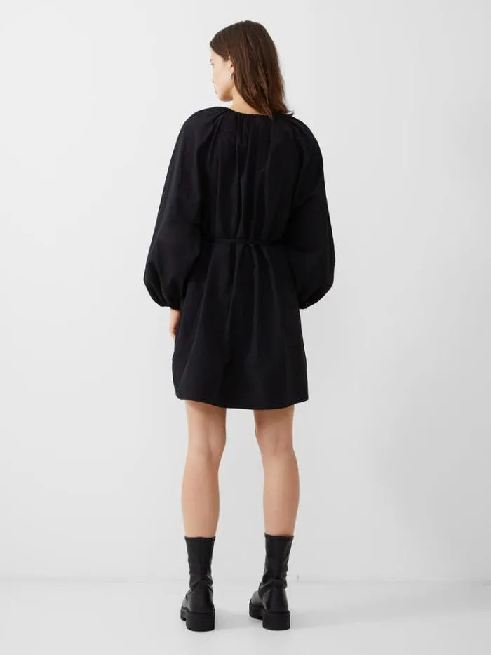 Woman French Connection Dresses Alora Zip Dress Blackout