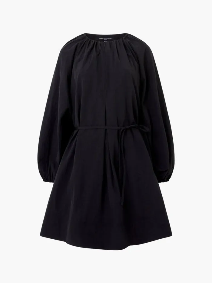 Woman French Connection Dresses Alora Zip Dress Blackout