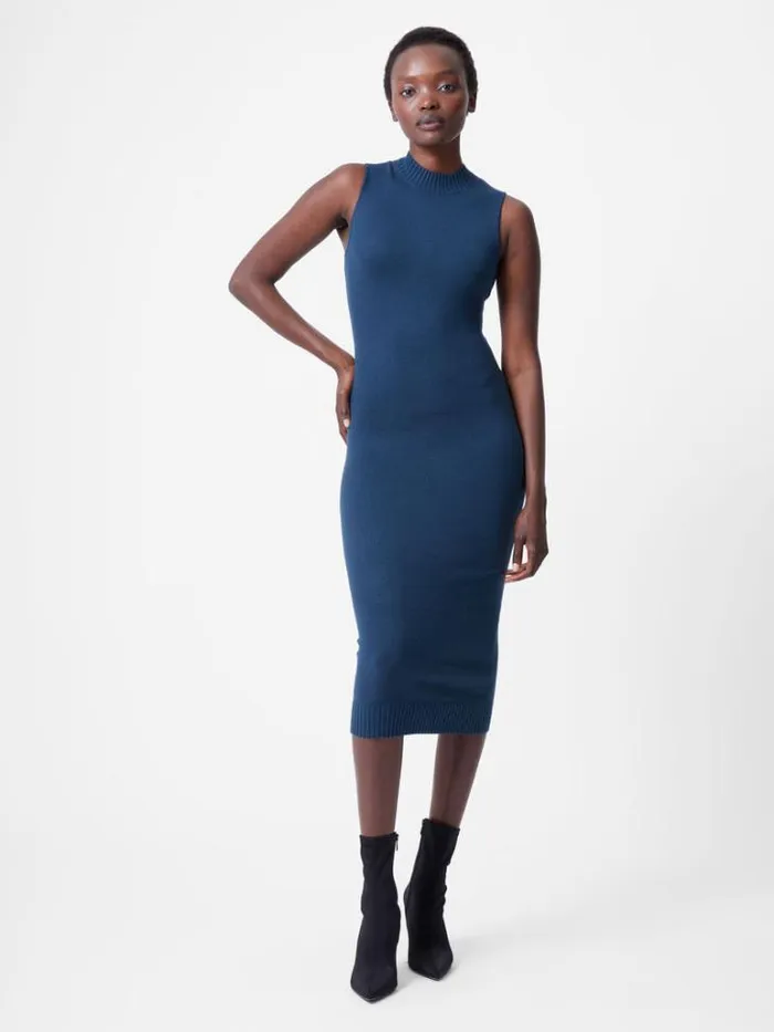Woman French Connection Dresses Babysoft Bodycon Midi Dress Deep Teal