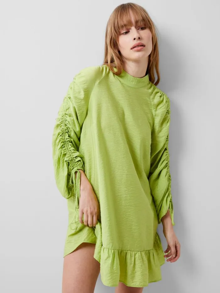 Woman French Connection Dresses Faron Drape Dress Wasabi