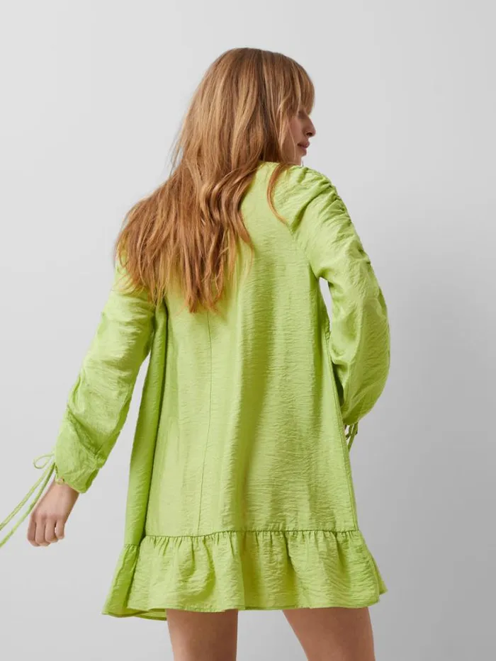 Woman French Connection Dresses Faron Drape Dress Wasabi