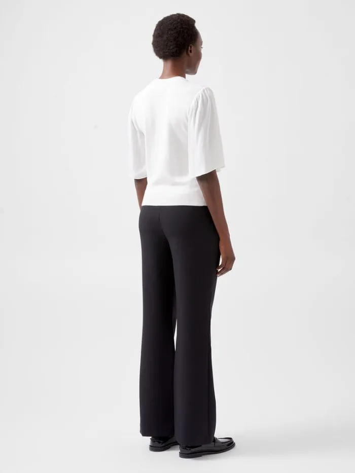 Woman French Connection Jumpers and Cardigans Krista Knits Flared Sleeve Jumper Porcelain Cream