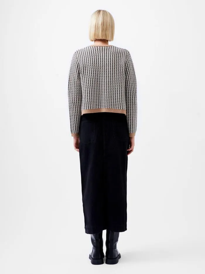 Woman French Connection Jumpers and Cardigans Noar Cardigan Oatmeal Melcl Cream