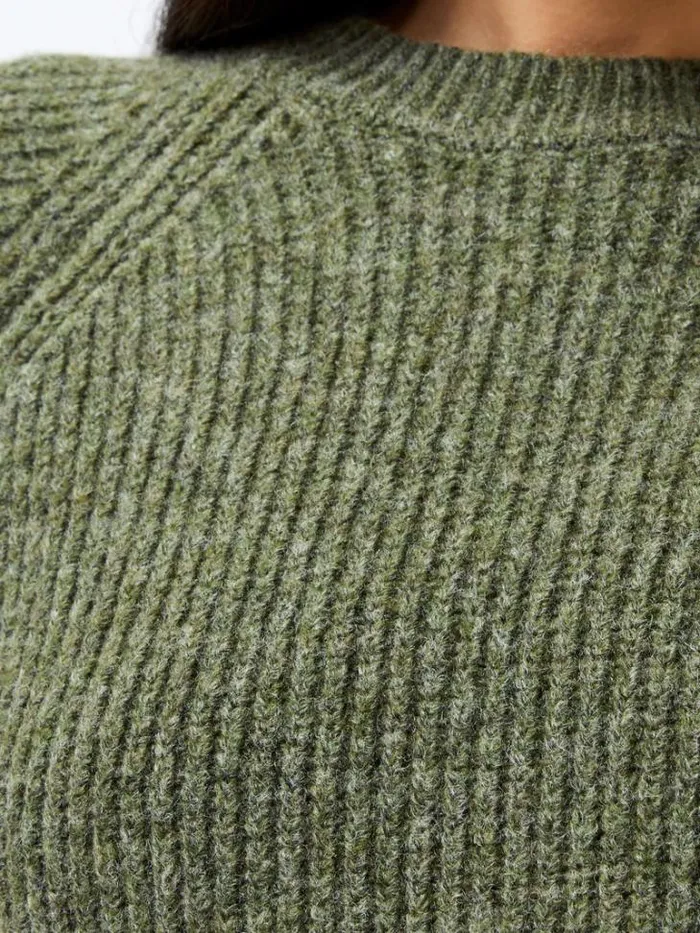 Woman French Connection Jumpers and Cardigans Raglan Sleeve Jumper Dk Khaki