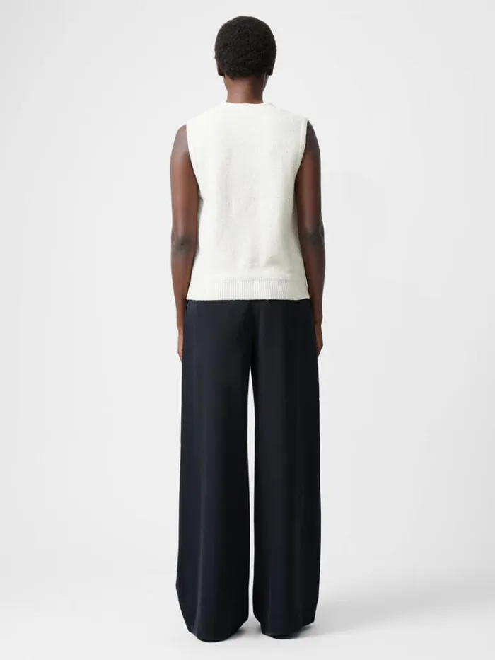 Woman French Connection Jumpers and Cardigans Vhari Recycled Button Down Vest Porcelain Cream