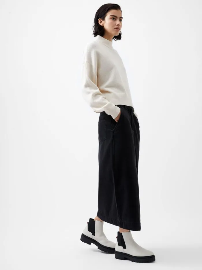 Woman French Connection Jumpers and Cardigans Vhari Recycled Grown On Neck Jumper Oatmeal Mel