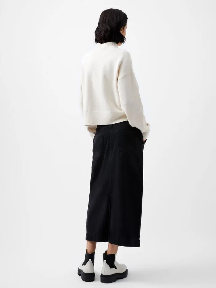 Woman French Connection Jumpers and Cardigans Vhari Recycled Grown On Neck Jumper Oatmeal Mel