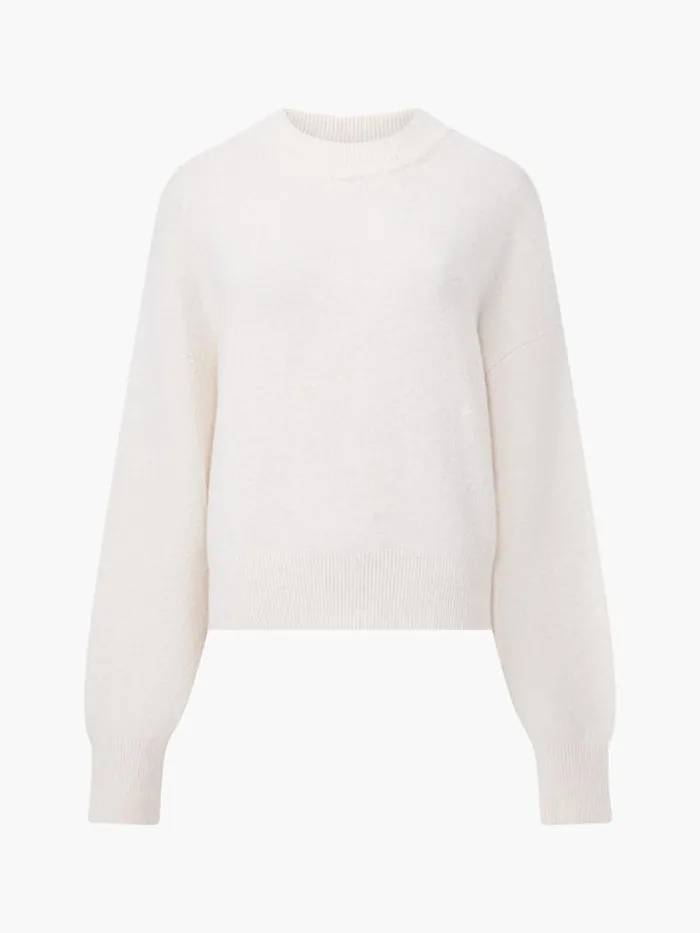 Woman French Connection Jumpers and Cardigans Vhari Recycled Grown On Neck Jumper Oatmeal Mel