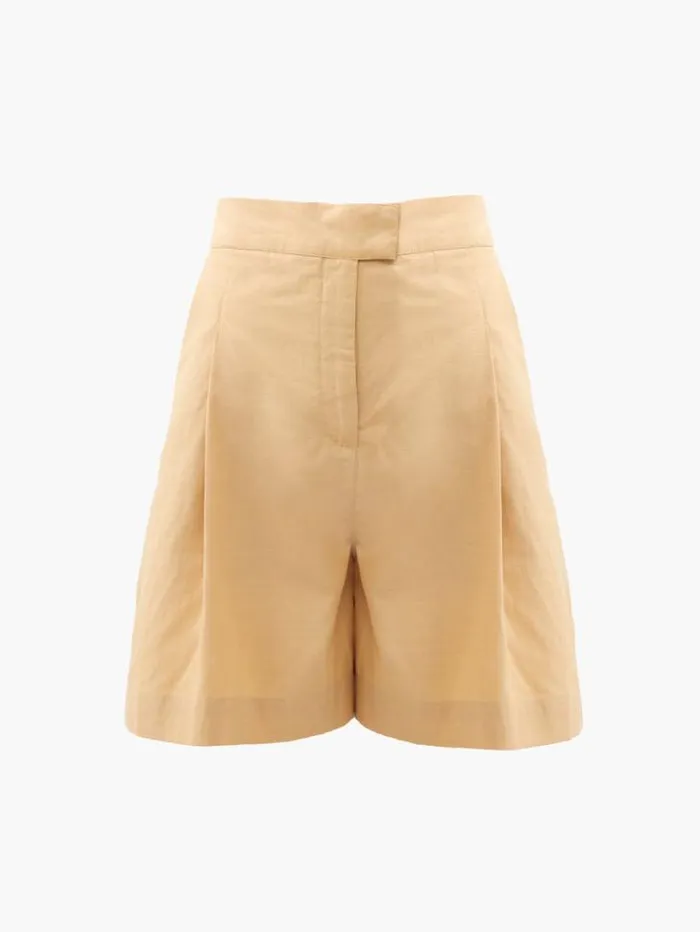 Woman French Connection Skirts and Shorts Alania City Shorts Biscotti
