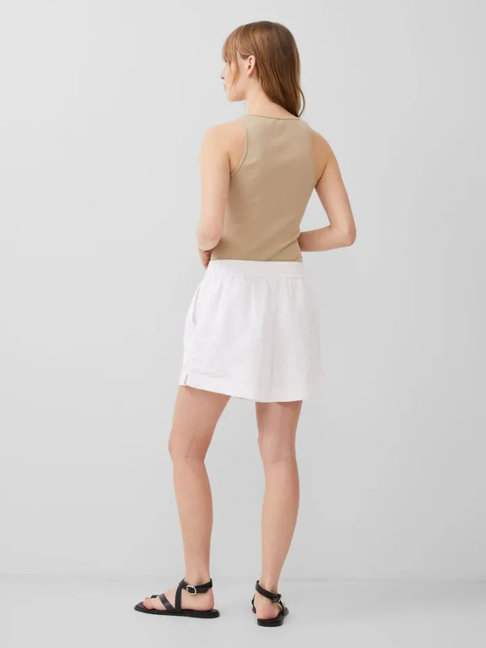 Woman French Connection Skirts and Shorts Birdie Linen Shorts Linen White