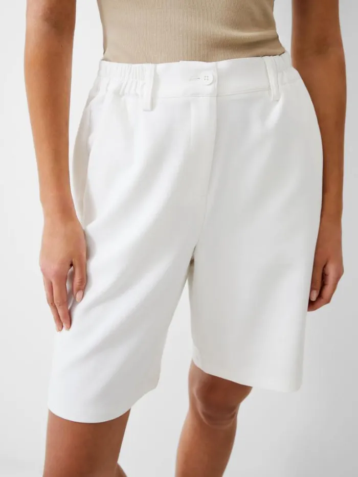 Woman French Connection Skirts and Shorts Tailored Shorts Summer White