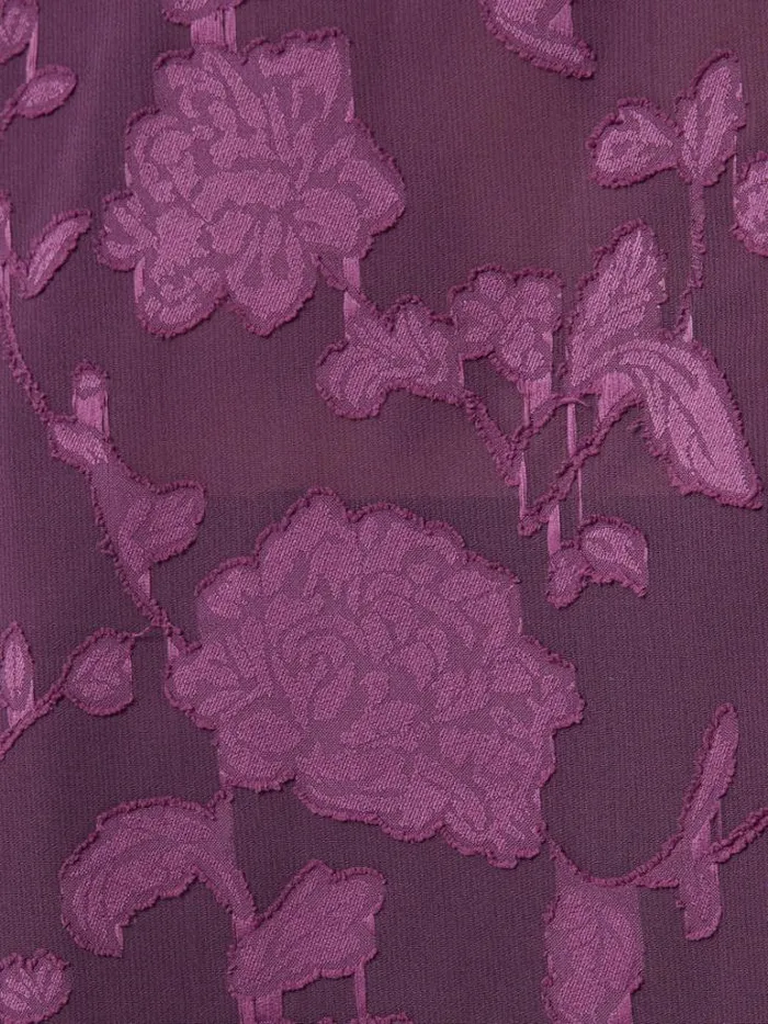 Woman French Connection Tops Devore Satin Popover Shirt Blackberry