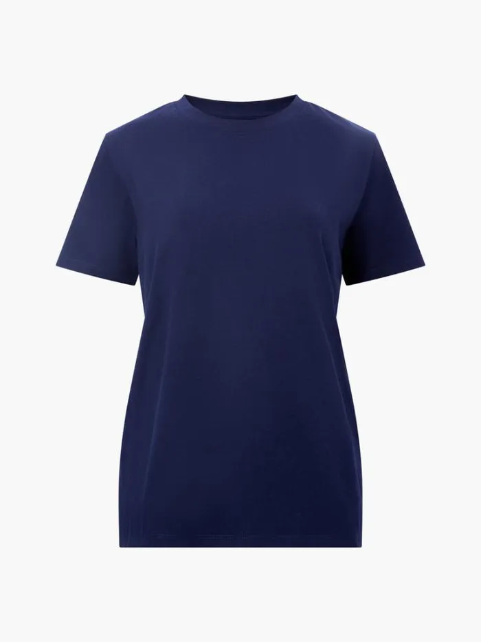Woman French Connection Tops Premium Crew Neck TShirt Midnight