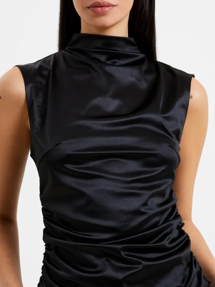 Woman French Connection Tops Rosita Shine Top Blackout