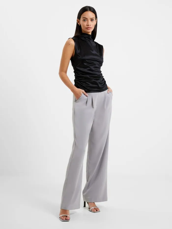 Woman French Connection Tops Rosita Shine Top Blackout