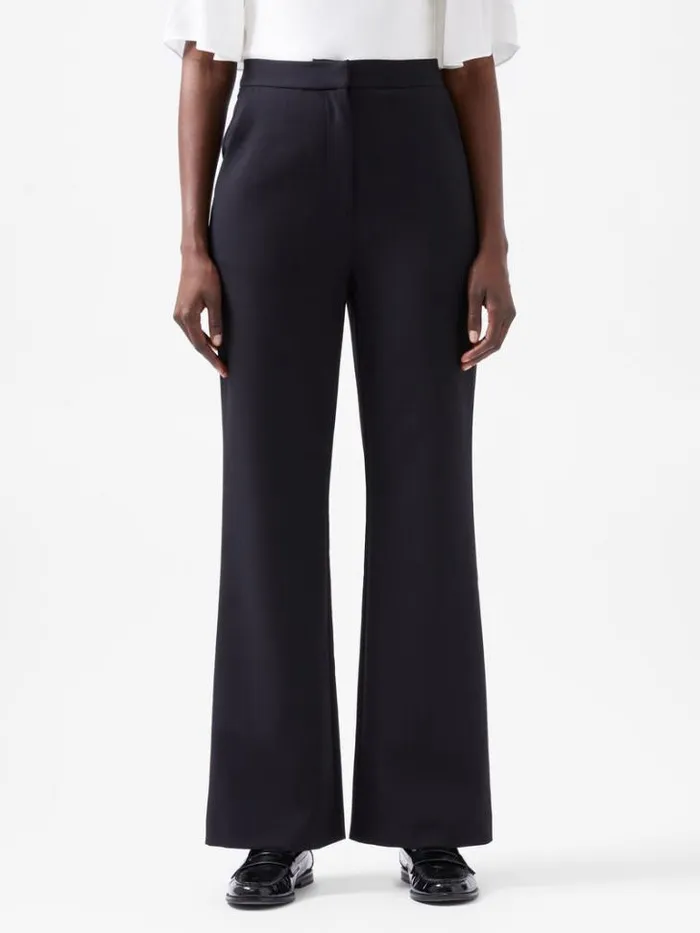 Woman French Connection Trousers Azra Twill Trousers Blackout