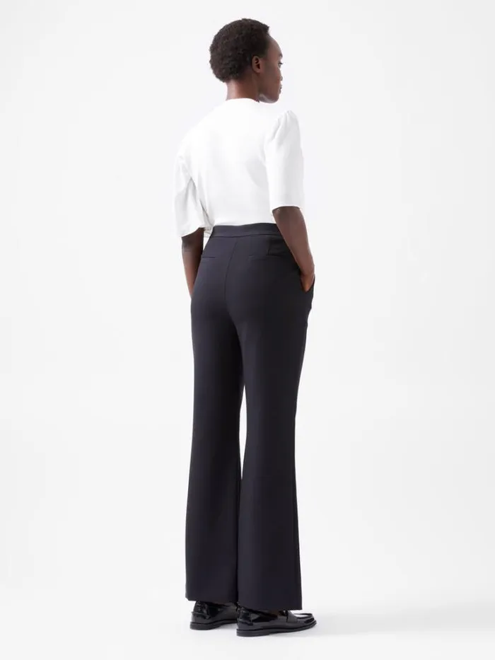 Woman French Connection Trousers Azra Twill Trousers Blackout