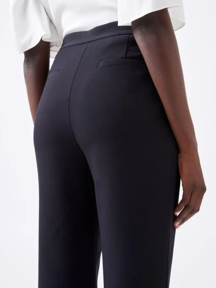 Woman French Connection Trousers Azra Twill Trousers Blackout