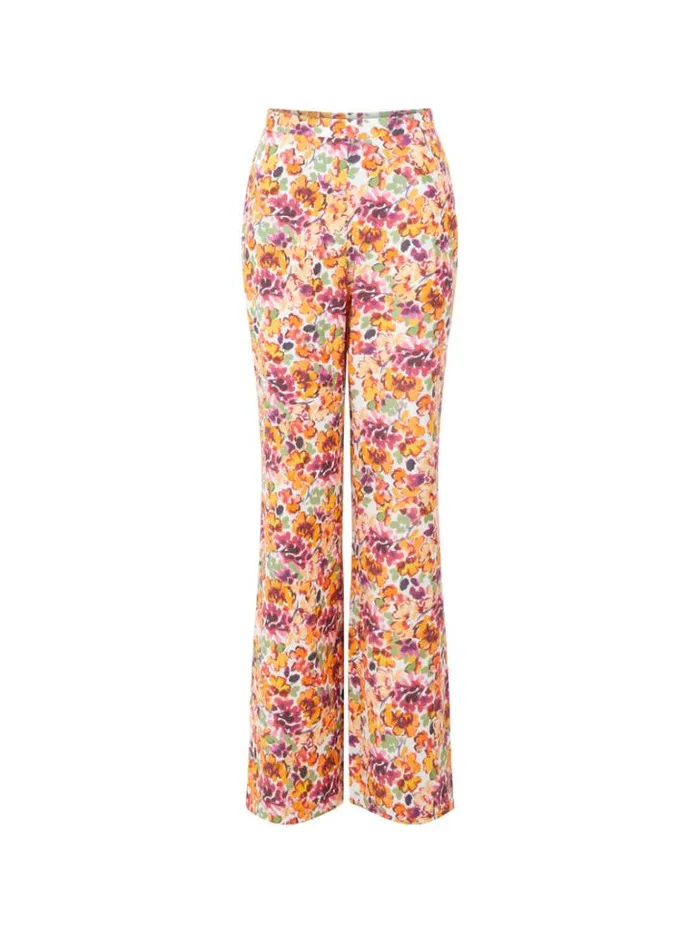 Woman French Connection Trousers Brenna Harrie Trousers Melon