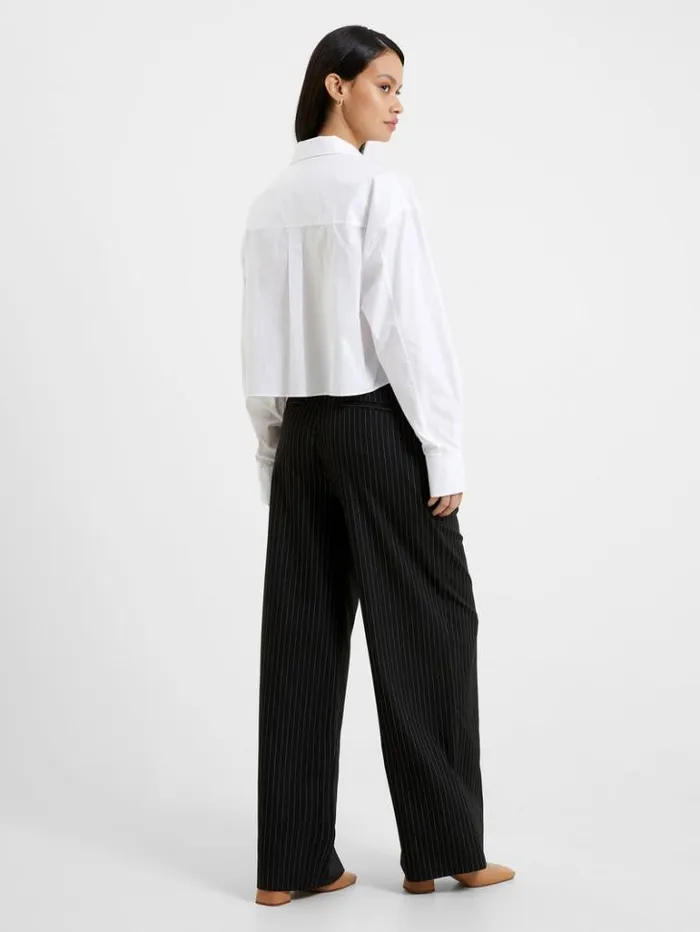 Woman French Connection Trousers Finn Stripe Trousers Blackout