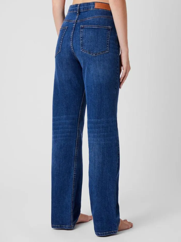 Woman French Connection Trousers Toms Denim Bleach Line Jeans 32 Inch Vintage