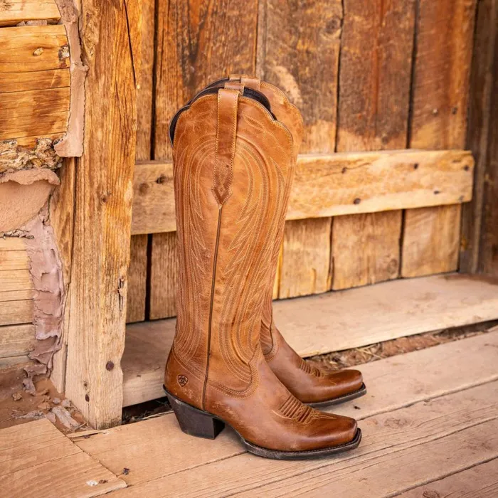 Women Abilene Western Boot Light Tan Ariat Western Boots